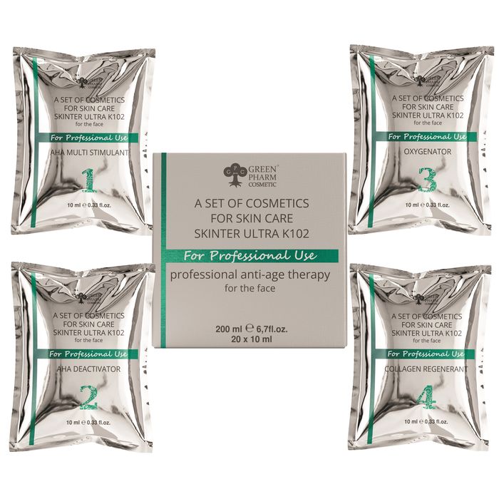 A SET OF COSMETICS FOR SKIN CARE SKINTER ULTRA K102, 200 ML