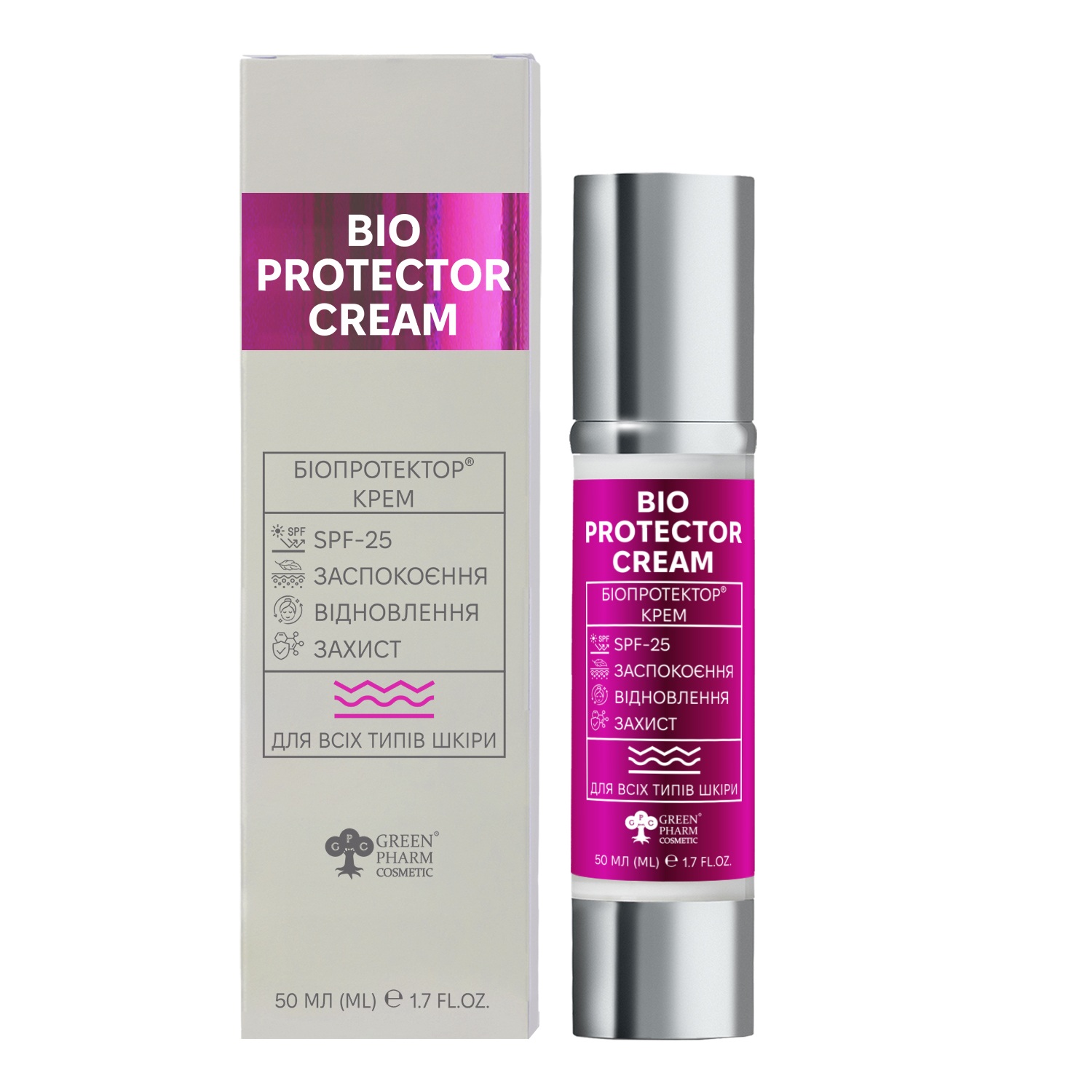 BIOPROTECTOR CREAM for the face, 50 ML