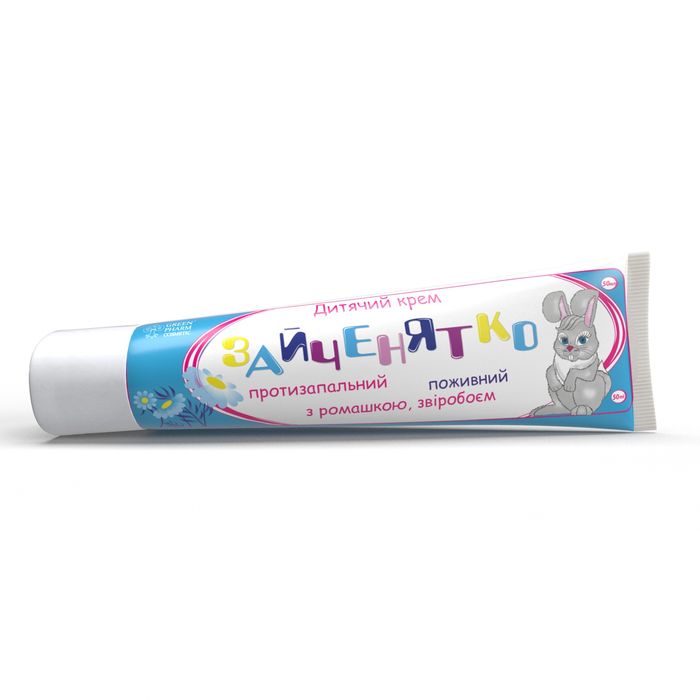CHILDREN CREAM “BUNNY” ANTI-INFLAMMATORY, REVITALIZING WITH CHAMOMILE, St. JOHN’S WORT, 50 ML
