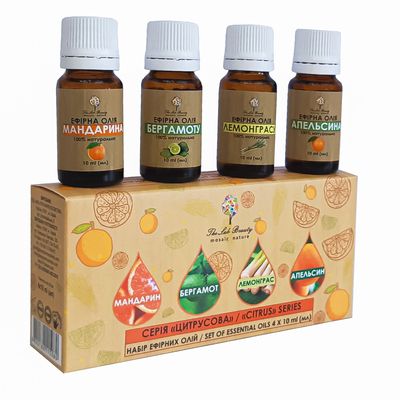 SET OF ESSENTIAL OILS SERIES “CITRUS”