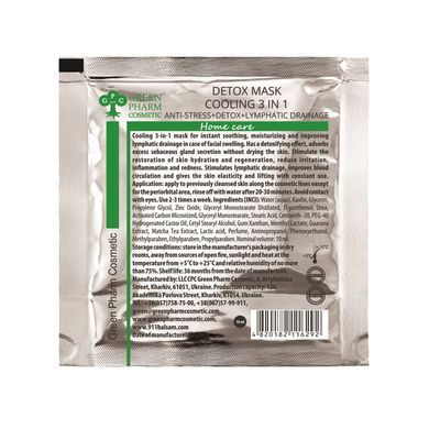DETOX cooling mask 3 in 1, 10 ml
