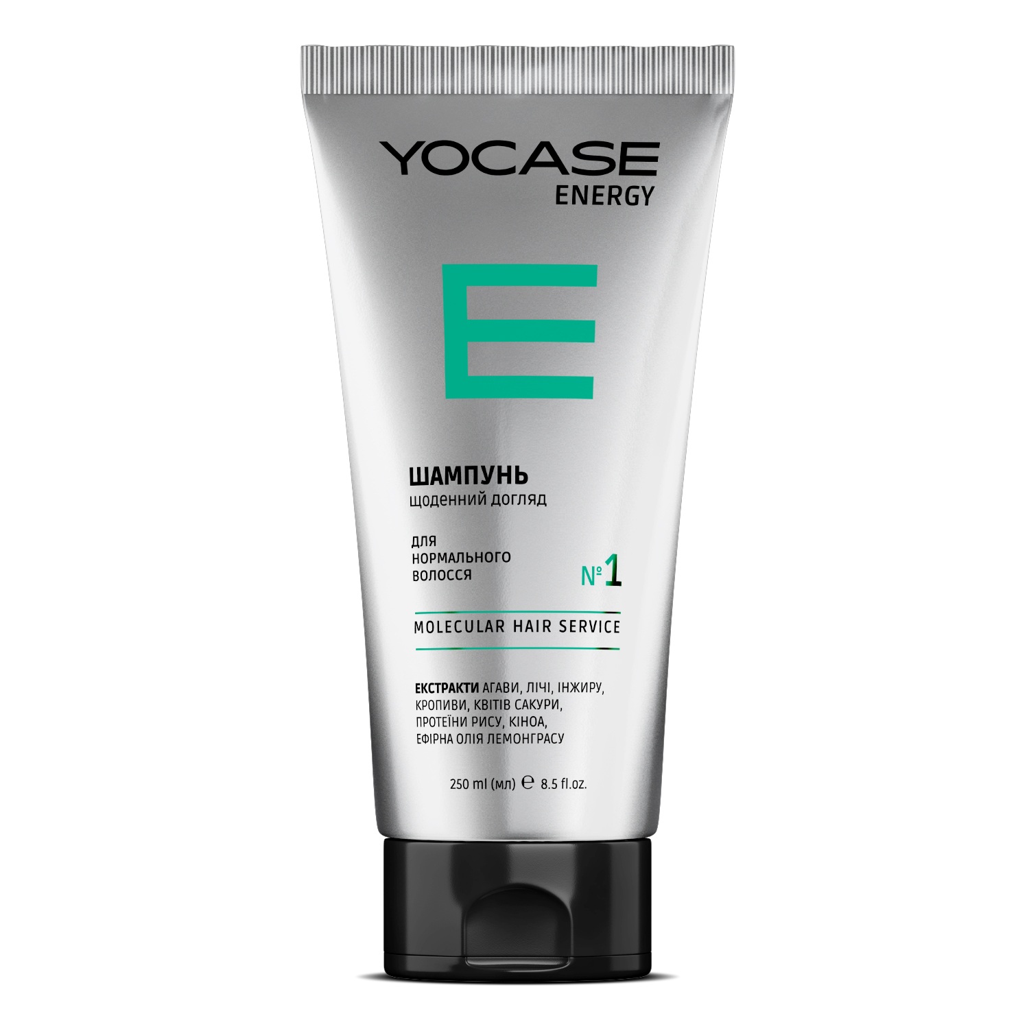 Daily care shampoo ENERGY for normal hair YOCASE, 250 ml