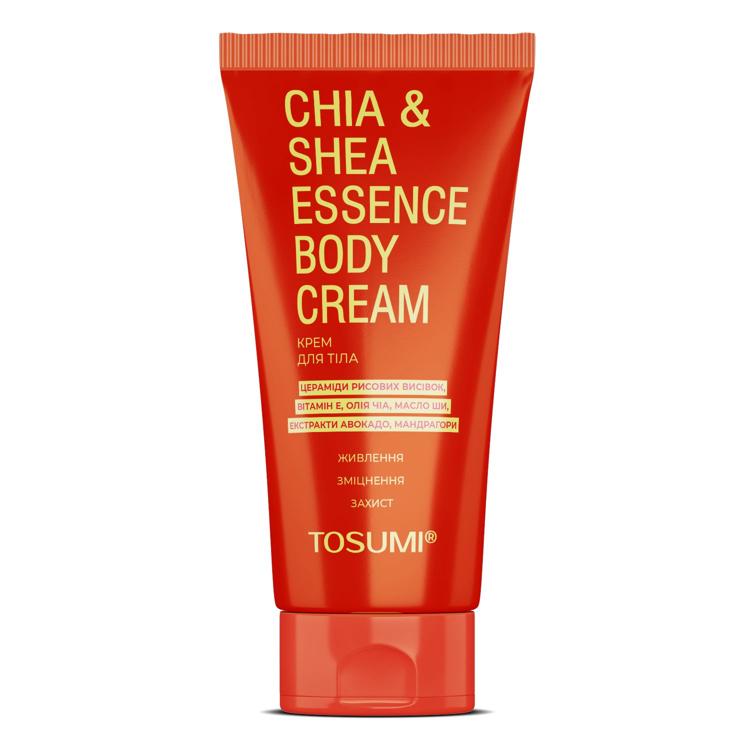 Extra nourishing body cream Chia & Shea Essence Body Cream TOSUMI, 250 ml