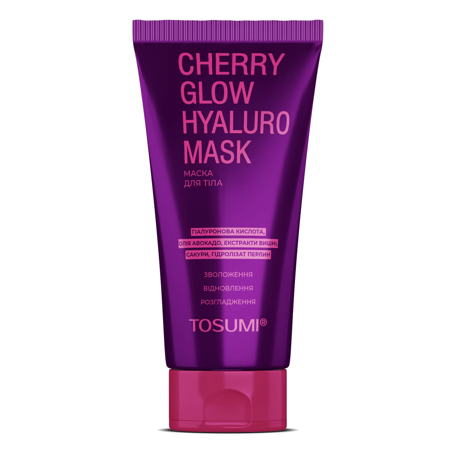 Hyaluronic body mask CherryGlow Hyaluro Mask TOSUMI, 250 ml