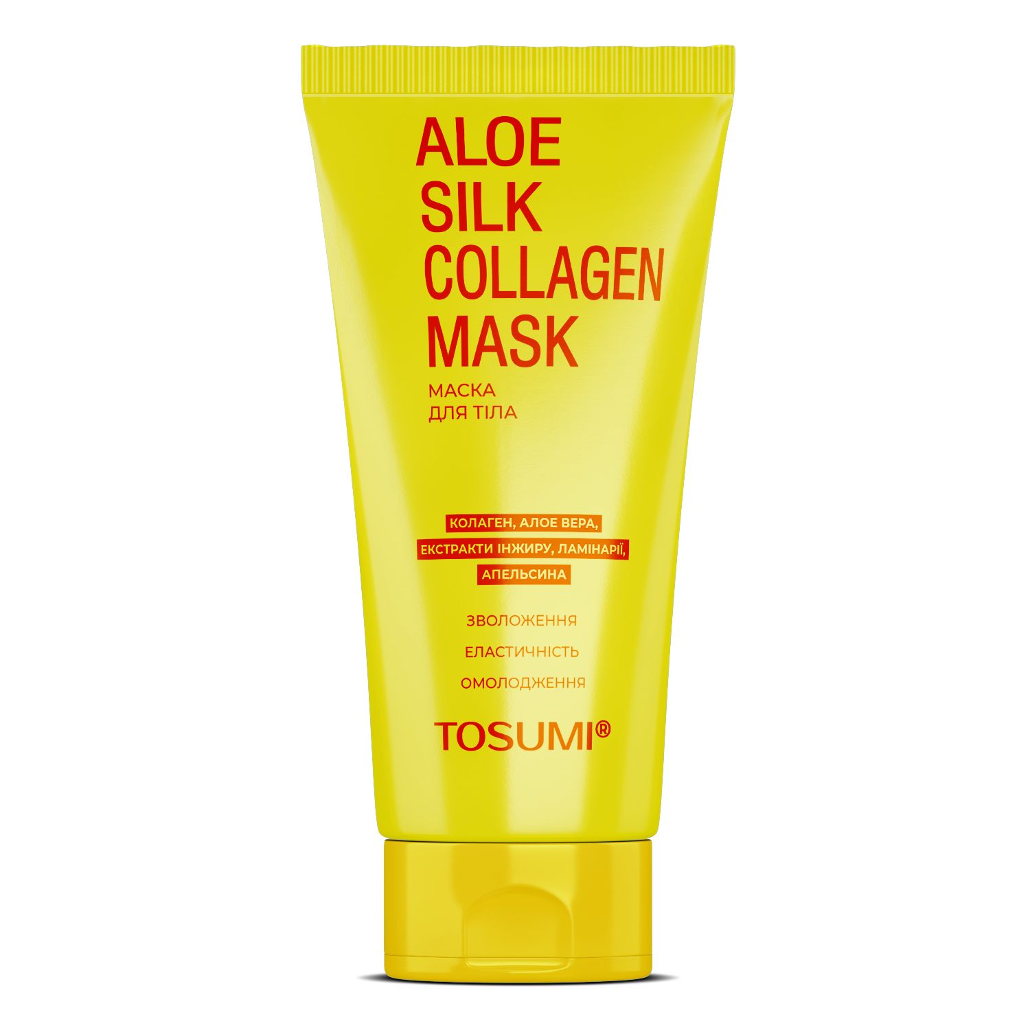 Collagen body mask AloeSilk Collagen Mask TOSUMI, 250 ml