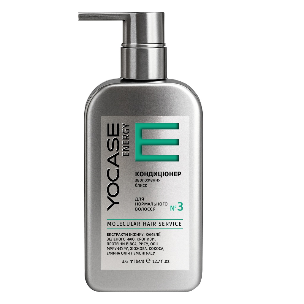 YOCASE ENERGY moisturizing and shine conditioner for normal hair, 375 ml
