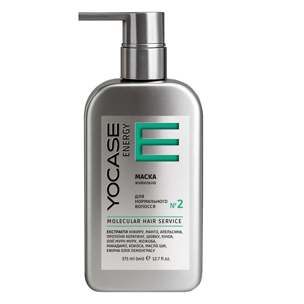 YOCASE ENERGY nourishing mask for normal hair, 375 ml