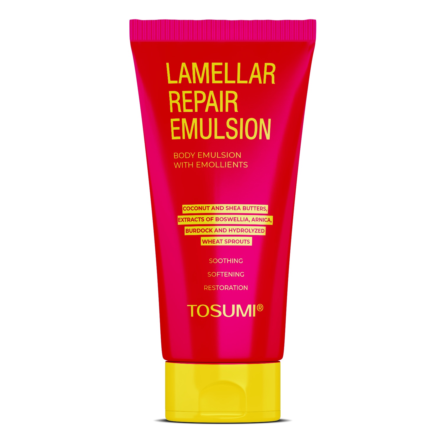 Lamellar Repair Emulsion for the body with emollients TOSUMI, 250 ml