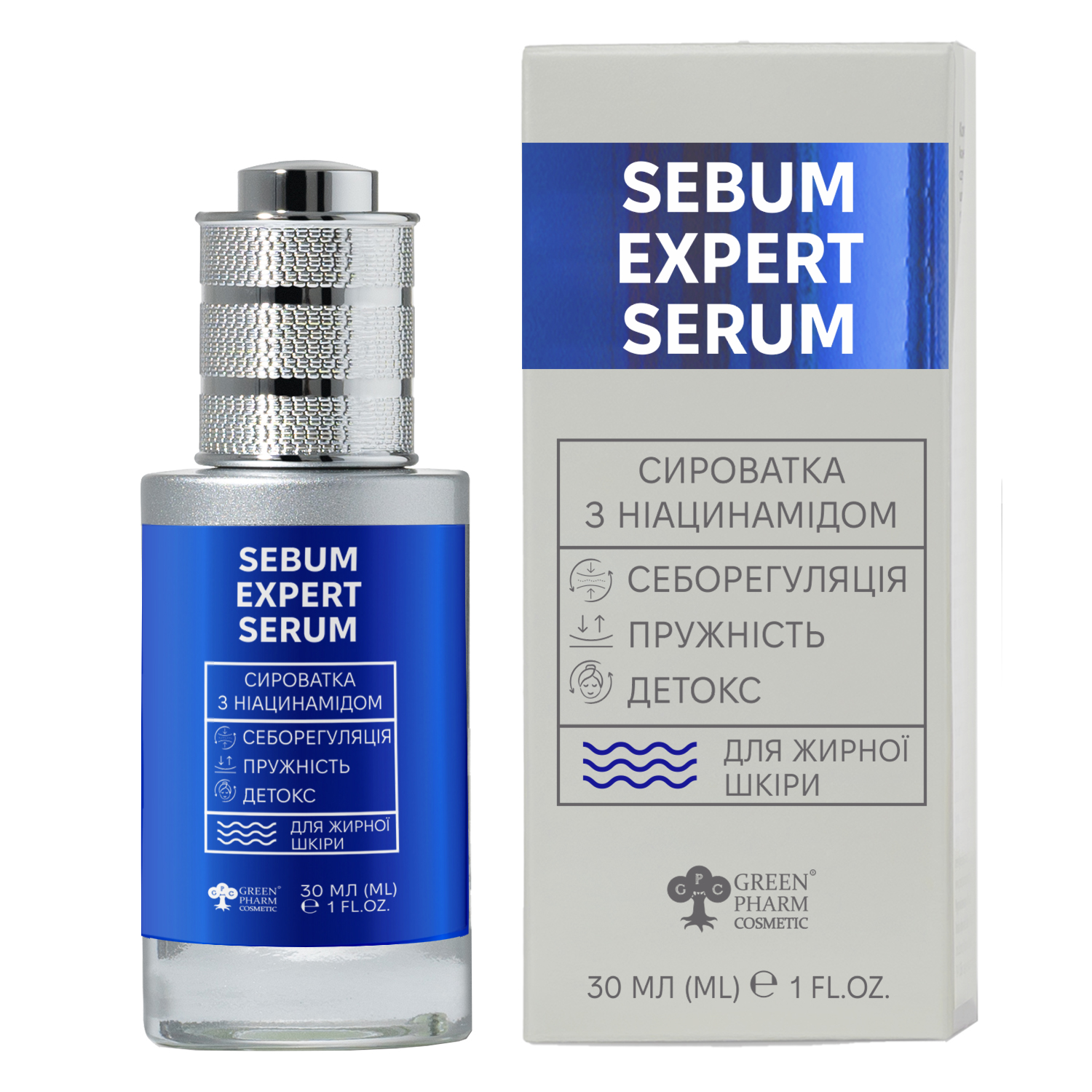 Sebum Expert Niacinamide Serum for Oily Skin, 30 ml